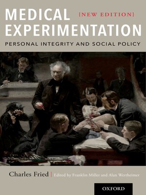 cover image of Medical Experimentation